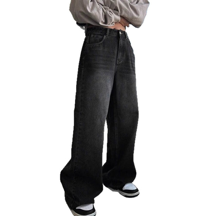 Damen Weite Jeanshose im modernem Schnitt mit elegantem Design Drune