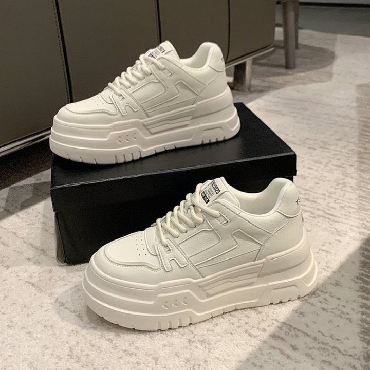 Damen Chunky Sneakers mit sportlichem Design und klobiger Sohle Drune