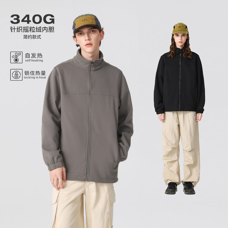 Herren Thermo-Fleece-Softshelljacke mit Stehkragen, Frontreißverschluss und elastischen Bündchen Drune