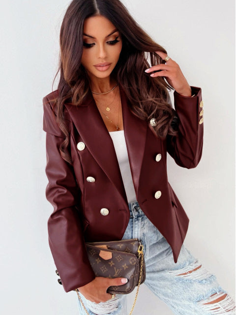 Damen Blazer mit doppelter Knopfleiste Drune