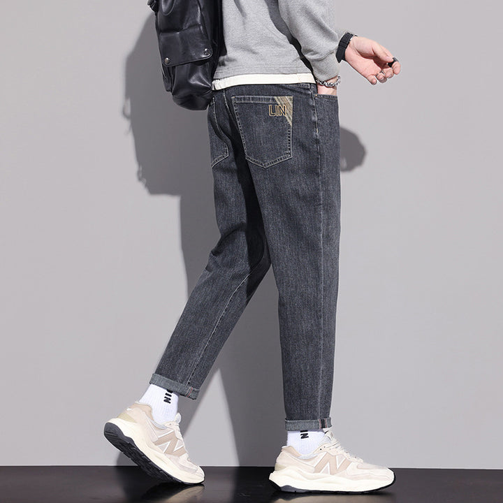 Herren Bequeme und modische Relaxed Fit Jeans Drune