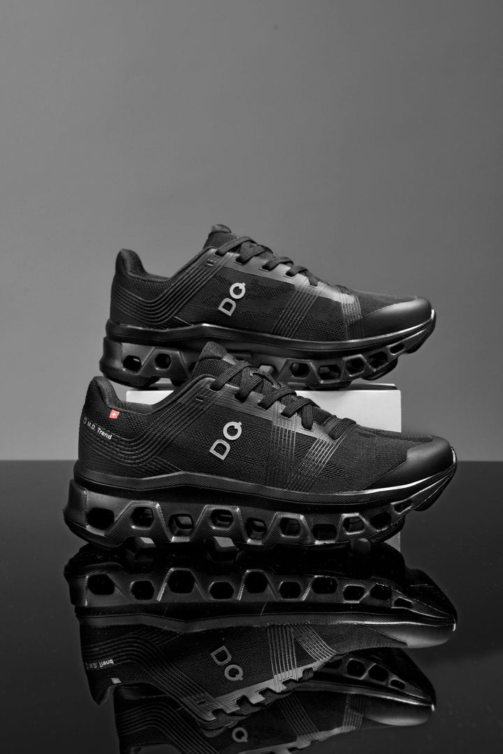 Unisex leichte Straßenlauf-Sneaker mit hochdynamischer Rebound-Zwischensohle und atmungsaktivem Strickoberteil Drune