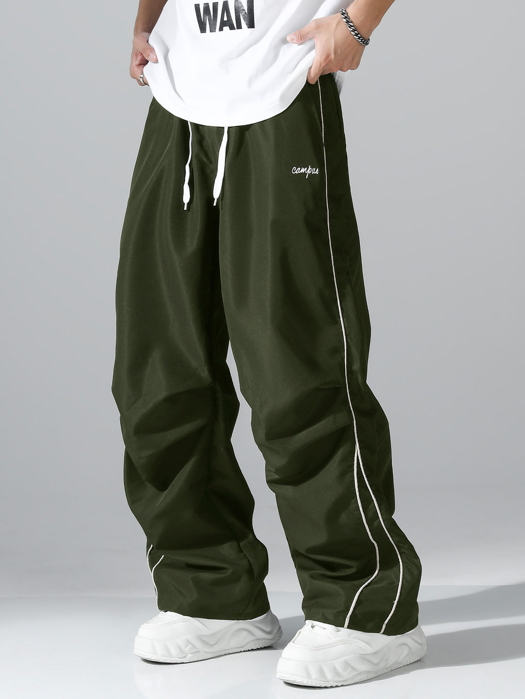 Herren Bequeme Freizeit- und Sporthose mit elastischem Bund und seitlichen Taschen Drune