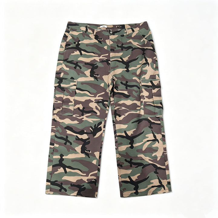 Herren Camouflage Cargo-Hose Drune