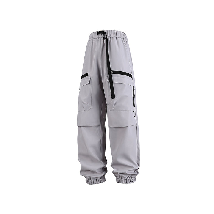 Herren weite Cargo-Jogginghose im Tech‑Utility‑Look mit elastischem Bund und multifunktionalen Klapptaschen Drune