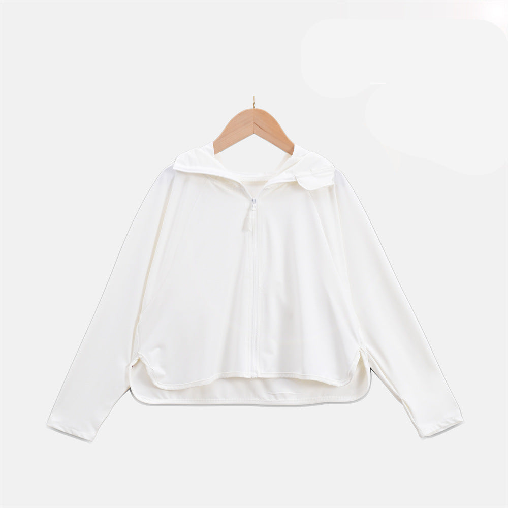 Damen Leichte UV-Schutzjacke mit Kapuze und atmungsaktiven Eigenschaften Drune