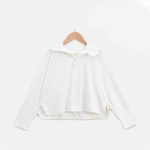 Damen Leichte UV-Schutzjacke mit Kapuze und atmungsaktiven Eigenschaften Drune