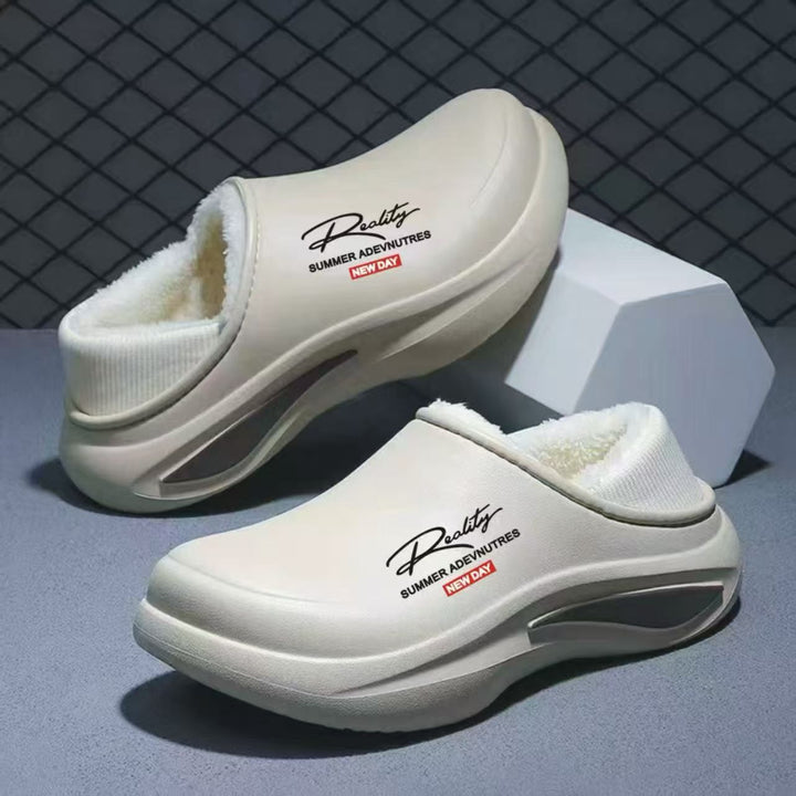 Damen Wasserdichte gefütterte Thermo‑Clogs mit weichem Schaftkragen und stoßdämpfender Leichtsohle Drune