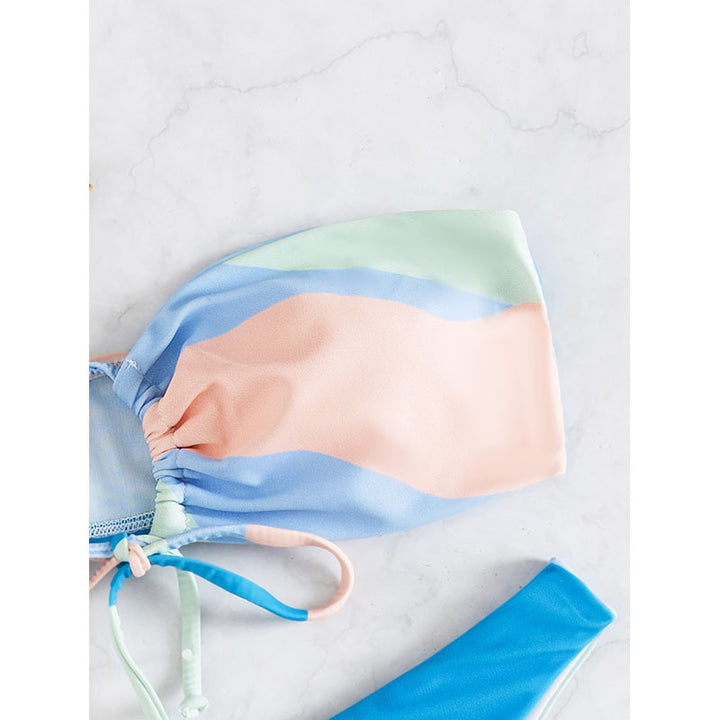 Damen Bandeau-Bikini mit verspieltem Schnitt Drune