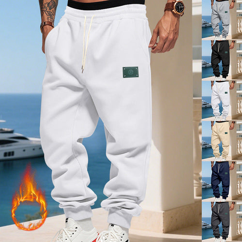 Herren bequeme Hoodie-Jogginghose mit elastischem Bund und praktischen Eingrifftaschen Drune