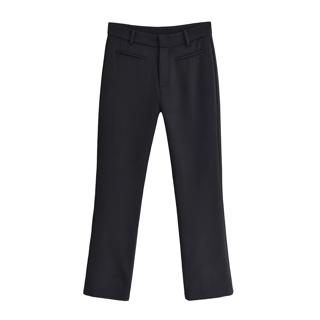 Damen Taillierter Cropped-Blazer mit Prinzessnähten und 5-Knopfreihe Drune