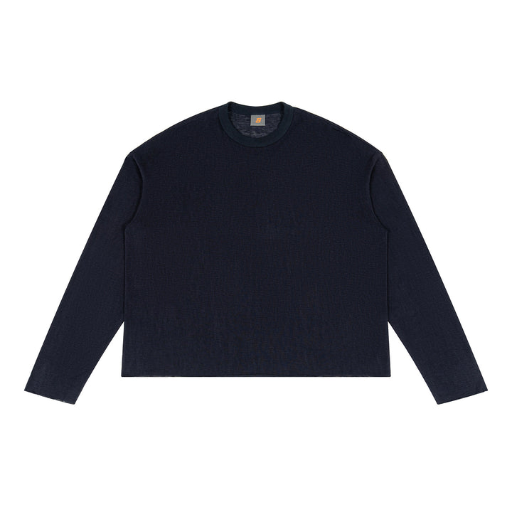 Herren Langarm Feinstrick-Pullover mit weiter Passform Drune