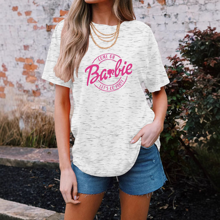 Frauen Grafik Party T-Shirt Drune