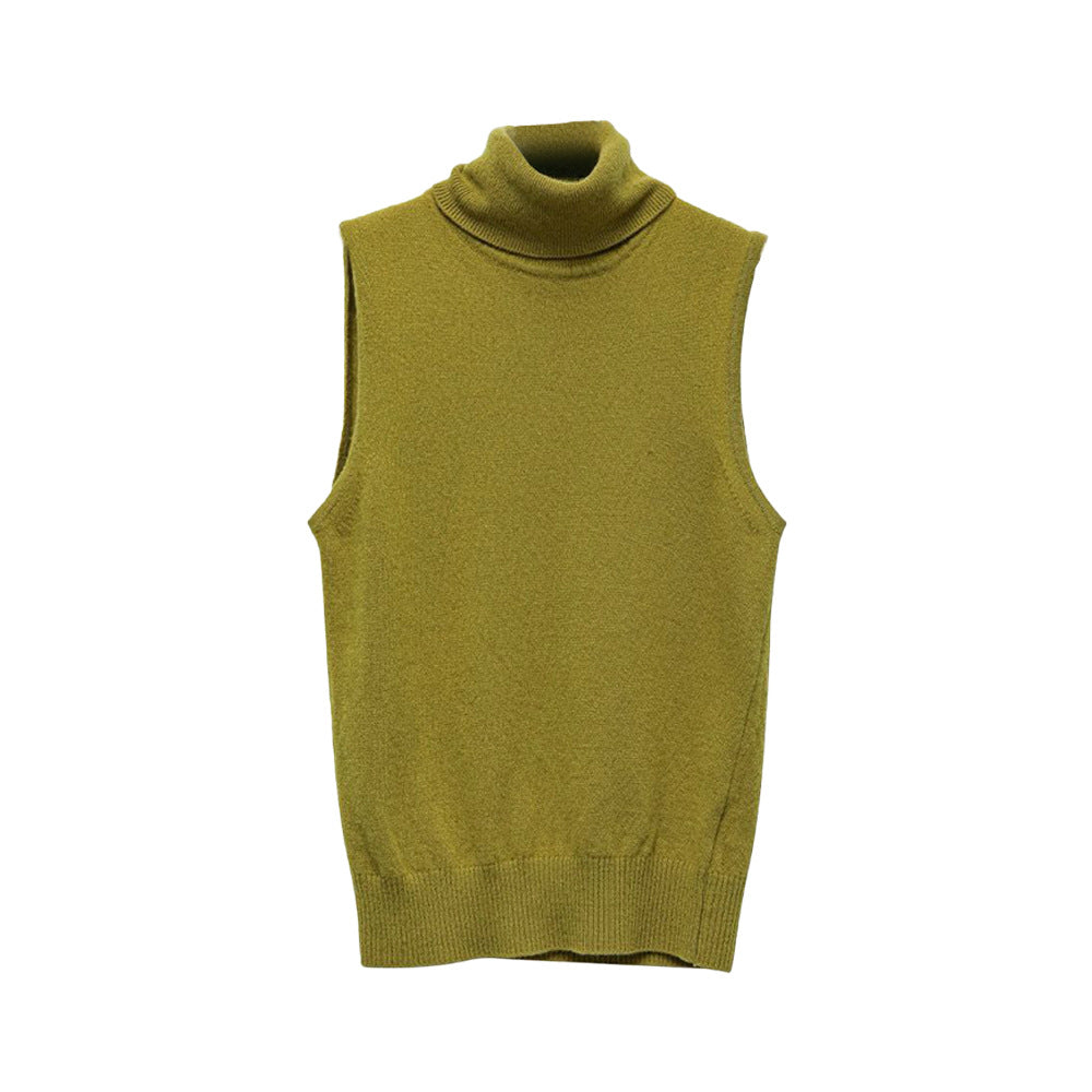 Damen Legerer Rollkragenpullover aus feiner Wolle Drune