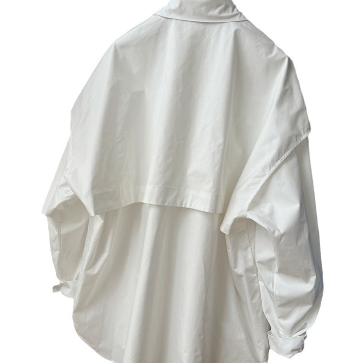 Damen Oversized Hemdbluse Drune