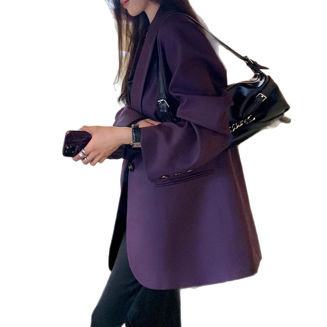 Damen Stilvoller Oversized Blazer Drune