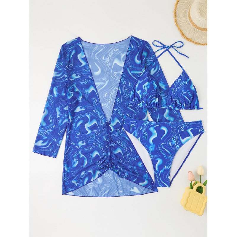 Damen Bademode Set mit elegantem Wickeldesign Drune