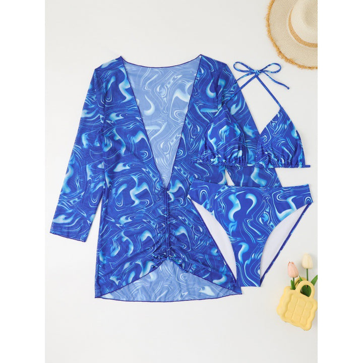 Damen Bademode Set mit elegantem Wickeldesign Drune