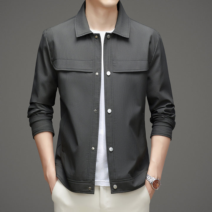 Herren Modische Übergangsjacke mit strukturiertem Design Drune
