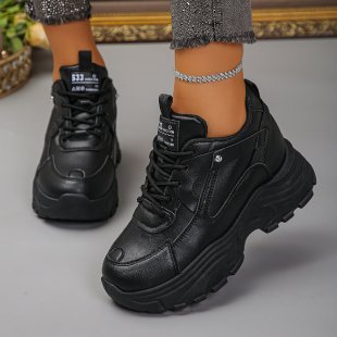 Damen Chunky‑Plateau‑Sneaker mit skulpturierter Profilsohle und gepolstertem Schaft Drune
