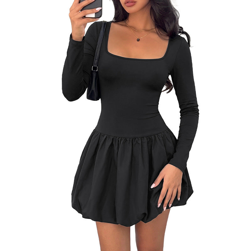 Damen Ballonkleid Drune