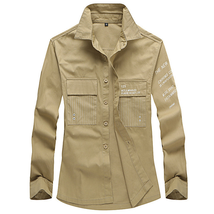 Herren Modische Utility-Hemdjacke Drune