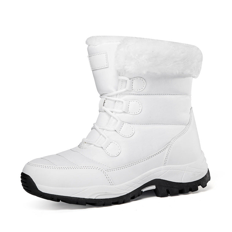 Damen Winterstiefel mit rutschfester Sohle und wärmendem Innenfutter Drune