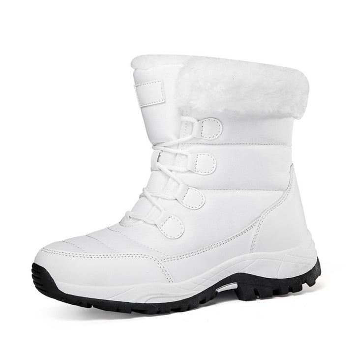 Damen Winterstiefel mit rutschfester Sohle und wärmendem Innenfutter Drune