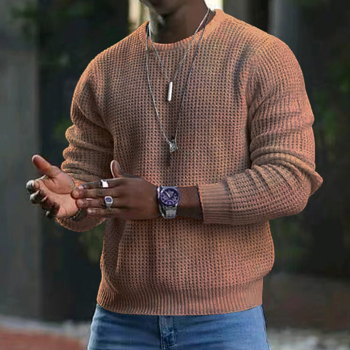 Herren Strukturierter Pullover Drune