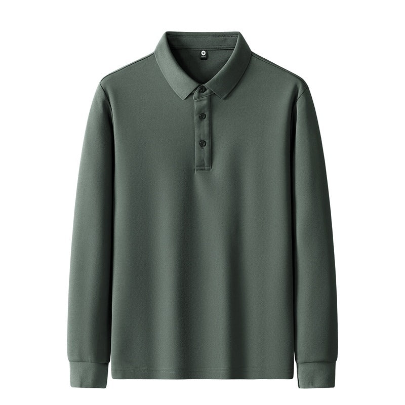 Damen Poloshirt mit langem Arm und Knopfdetails Drune