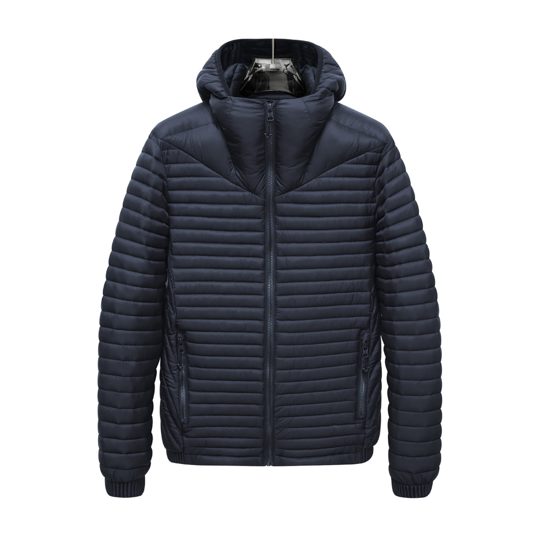 Herren Leichte Steppjacke mit Kapuze Drune