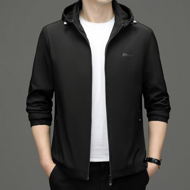 Herren leichte Sportjacke mit atmungsaktiver Membran und praktischen Taschen Drune