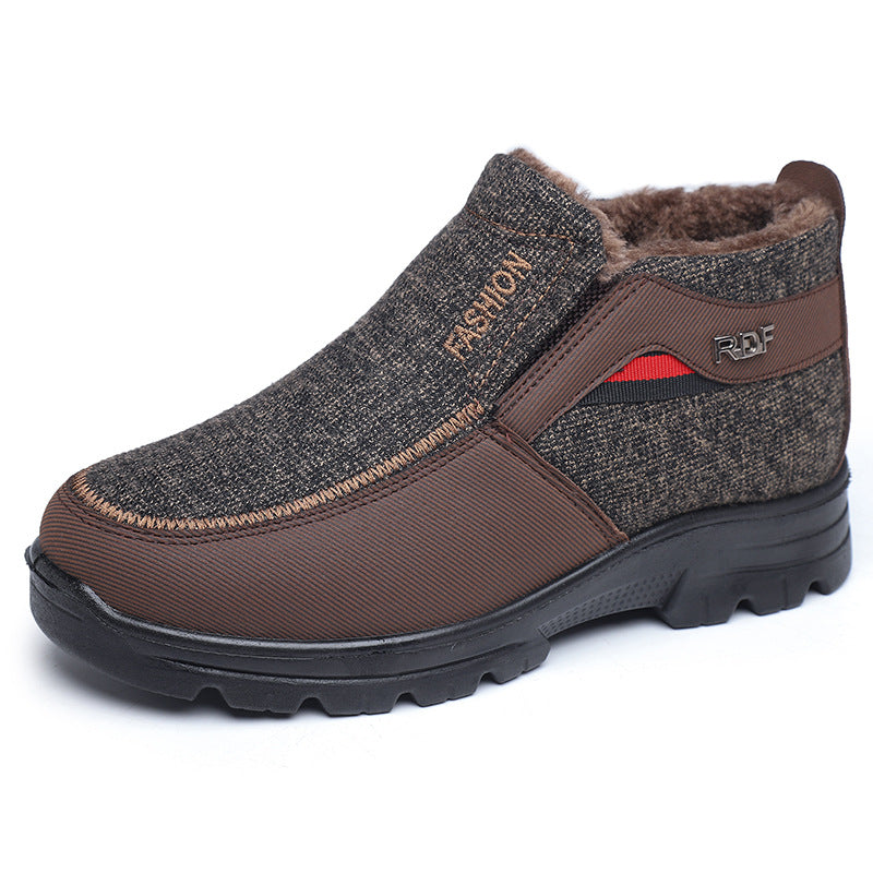 Damen Komfortable und warme Stiefeletten mit Futter Drune