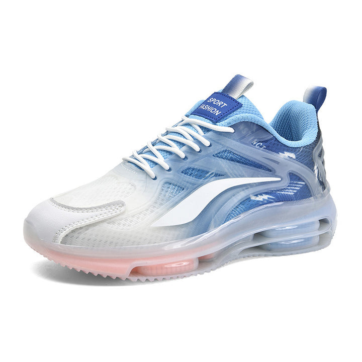Herren Performance-Laufsneaker mit halbtransparentem Mesh-Obermaterial und sichtbarer Luftkammer Drune