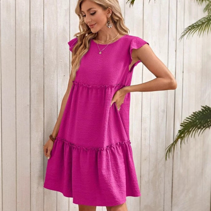 Damen lässiges Sommerkleid Drune