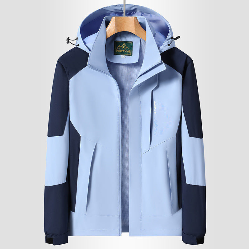 Damen Kapuzen-Softshelljacke wind- und wasserabweisend atmungsaktiv Drune