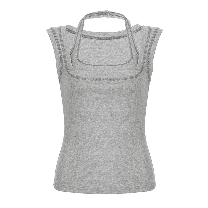 Damen Funktions-Tanktop mit doppeltem Trägersystem und atmungsaktivem Stoff Drune