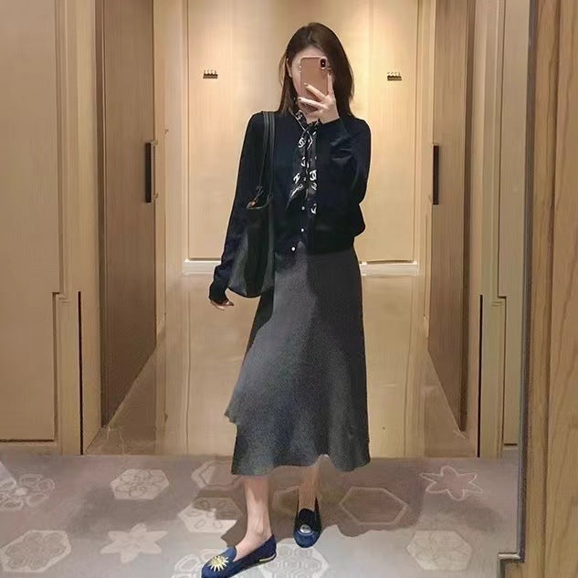Damen Bestickte Samt Slipper Drune