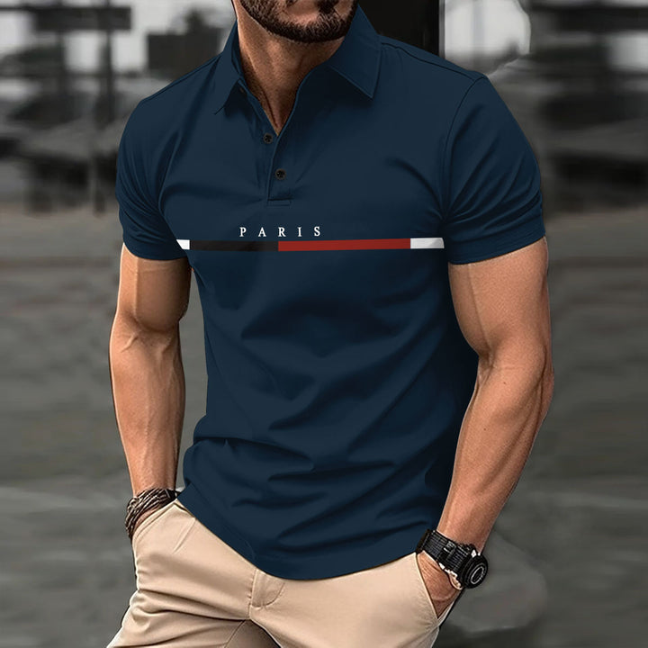 Herren Freizeit Polo Shirt Drune
