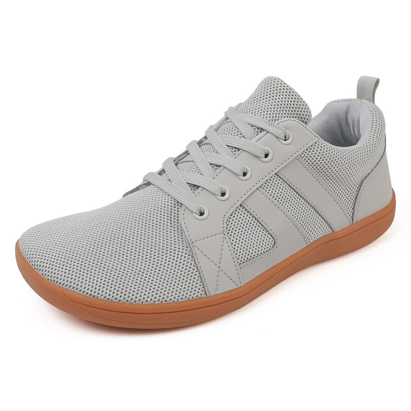 Unisex atmungsaktive Strick-Freizeit-Sneaker mit gepolstertem Fersenkragen und flexibler EVA-Laufsohle Drune