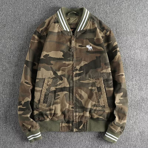 Herren Camouflage Bomberjacke Drune