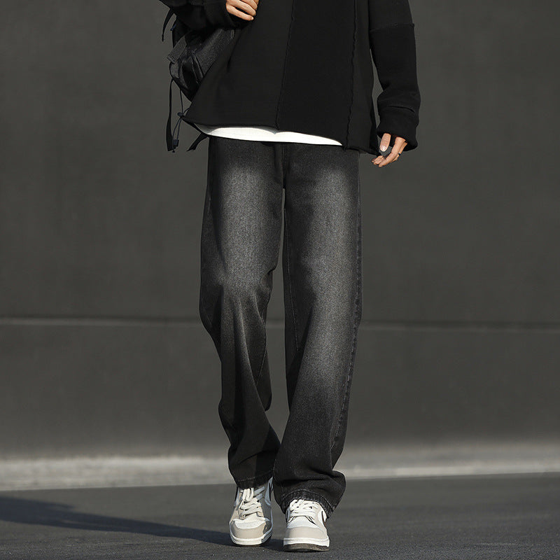 Herren Weitgeschnittene Jeans im urbanen Stil