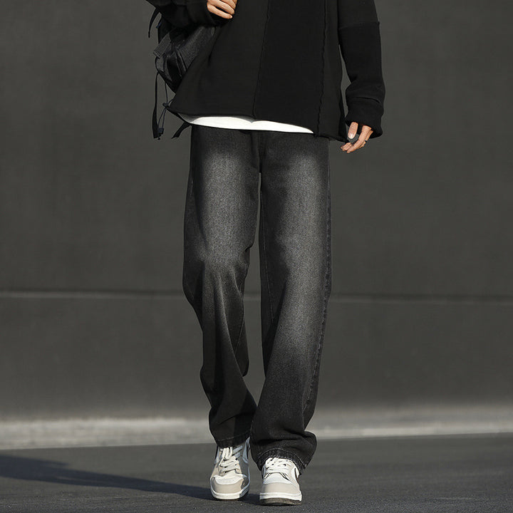 Herren Weitgeschnittene Jeans im urbanen Stil