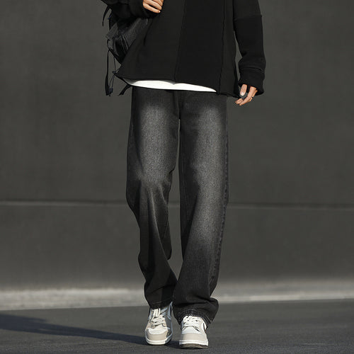 Herren Weitgeschnittene Jeans im urbanen Stil