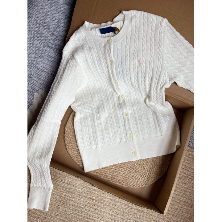 Damen Klassischer Strickcardigan Drune