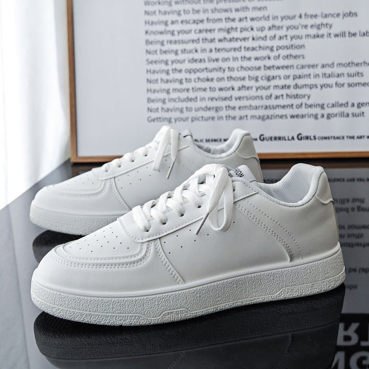 Damen Elegante und bequeme Sneakers aus weichem Kunstleder Drune