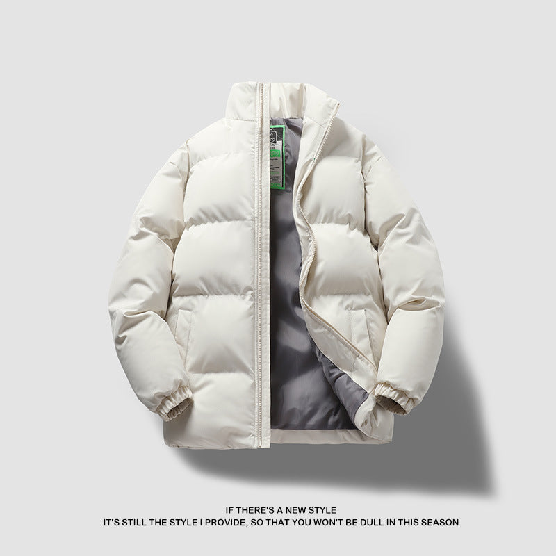 Unisex nan gesteppte Thermo-Steppjacke mit hohem Stehkragen und winddichter Isolationsfüllung Drune