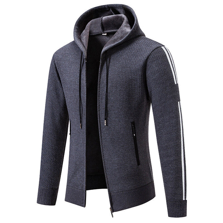 Herren Sportliche Kapuzenjacke mit innovativem Materialmix Drune
