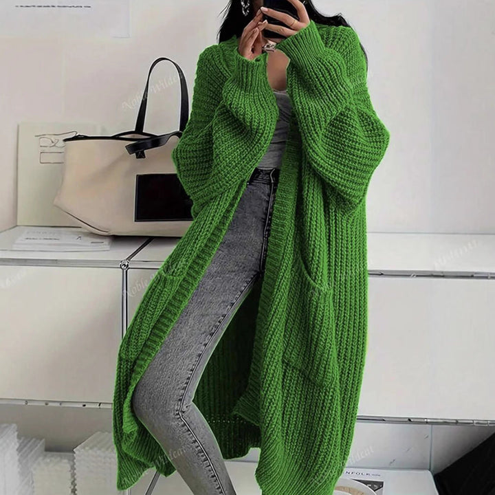 Damen Strickmantel im Oversized-Stil Drune