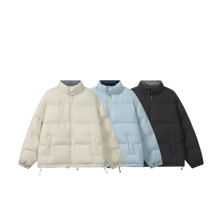 Damen Wattierte Boxy-Steppjacke mit hohem Stehkragen Drune